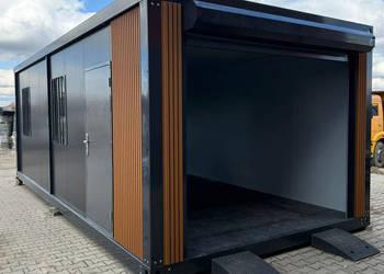 Kontener Garaż Mobilny Garaż Kontenerowy 3,5 x 7,5m