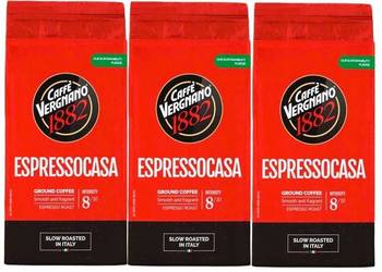 Kawa mielona Caffe Vergnano 1882 Włochy Espresso Casa 3x250g