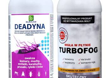 DEADYNA 1L + TURBOFOG 1L komary muchy karaluchy mrówki rybiki pluskwy