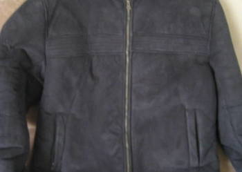 Kożuch męski, czarny