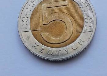 Moneta 5 zl.2016r.