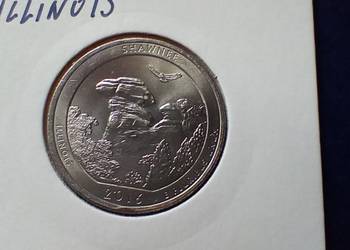 Stare monety 1/4 dolar 2016 P Shawnee USA