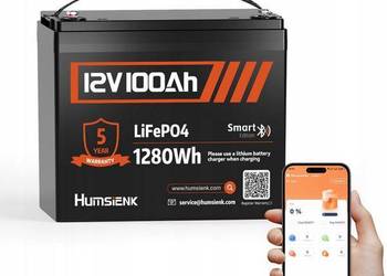 Akumulator LiFePo4 100Ah z bluetooth