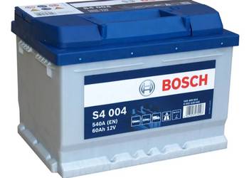 Akumulator Bosch 60Ah 540A EN S4004 Darmowa dostawa