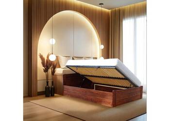 Łóżko ONYX sosnowe głęboki pojemnik otwierane od boku