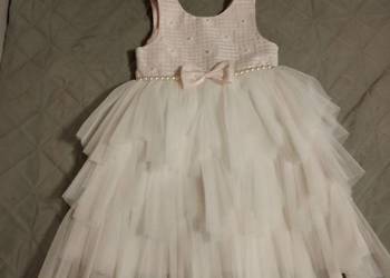 Sukieneczka różowa z kokardką i perełkami AMERIKAN PRINCESS numer 6.