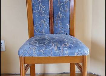 Krzesła drewniane tapicerowane do jadalni, salonu, kuchni Okazja -70%