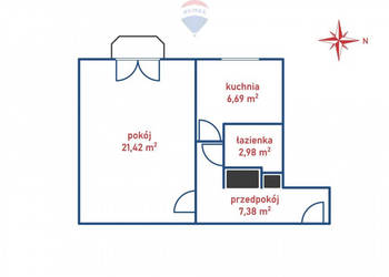 KLIMATYCZNA KAWALERKA na OCHOCIE w bloku z cegły