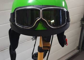 Kask orzeszek gogle