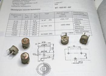 Kondensator trymer KCD 10/60 CERAD