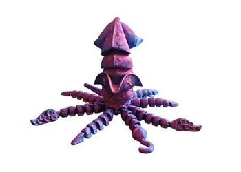 Figurka 3D - ośmiornica pirat