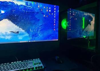 Komputer gamingowy, 4k, 8k, zestaw z monitorem