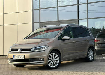 Volkswagen Touran 7osób 2kpl.opon SalonPL 1-Rej:2018 Łopatki Masaż Climatr…