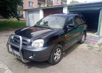 Auto osobowe Hyundai Santa Fe CRDI czarny tanio w bardzo dobrym stanie