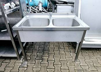 Zlew dwukomorowy 1200x700x850