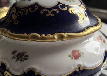 Bomboniera kobalt złoto Walendorf