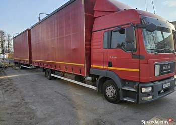 MAN TGL 8.250 Zestaw Jumbo firanka Konar
