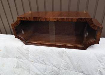 Szafka Półka Wisząca ART-DECO Unikatowa Stara Antyk Orzech - Renowacji