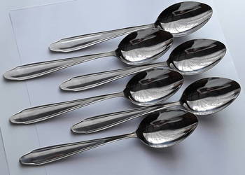 Łyżki obiadowe, BAKELIT, Gerlach, sztućce PRL