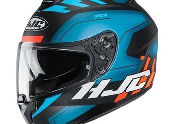 Integralny kask motocyklowy HJC C70 Koro Blenda Niebieski