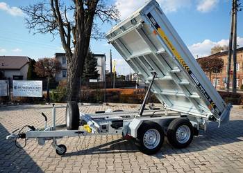 LORRIES PW35-3018 Przyczepa wywrotka KIPER 3-stronny KIPPER najazdy koparka