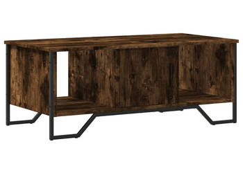 Stolik kawowy przydymiony dąb 100x51x40 cm WM-848491