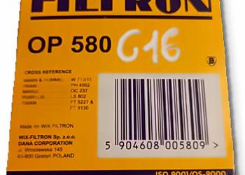 FILTR OLEJU Filtron OP 580 OP580 FSO Polonez Land Rover Freelander I Rover