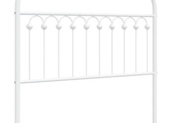Metalowe wezgłowie białe 107 cm WM-376679