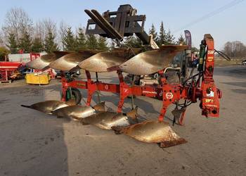 Pług Kverneland 4 skibowy obrotowy kółko przedpłużki