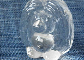 Szklany ręcznie robiony trol Bergdala Szwecja nr 474 Fiaf