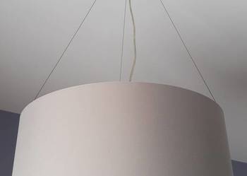 Lampa wisząca z abazurem