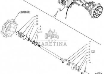 New Holland T6070 Wałek przegubowy 84189307