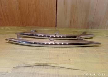 VW TOUAREG 7L6 LIFT LISTWA CHROM ZDERZAKA PRZÓD LEWY PRAWY