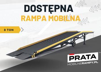 Rampa mobilna 8 TON załadunek rozładunek kontener