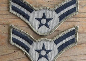 Naszywki USAF komplet 2 szt. Airman first class Naszywki USAF komplet 2 szt. Airman first class