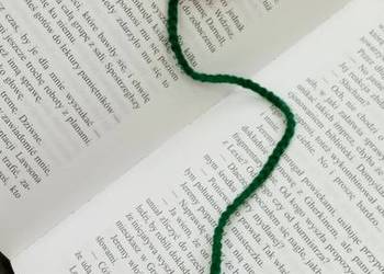 Kwiatek na szydełku, zakładka do książki