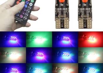 Żarówki LED w5w 2 sztuki+ pilot