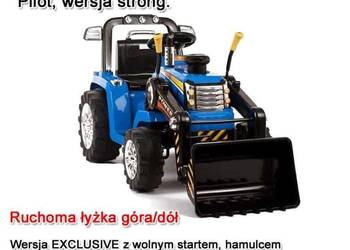 NAJMOCNIEJSZY TRAKTOR Z ŁYŻKĄ I PILOTEM 12V 1005