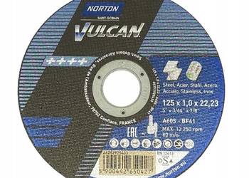 Zestaw 30szt. Tarcza Vulcan Norton 125mm do stali