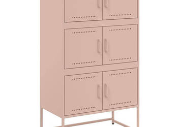 Szafka różowa 685x385x1235 cm stal WM-846489