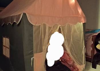 Domek dla dzieci z ramą z PCV z bawełnianą matą podłogową