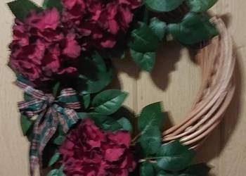 WIANEK KWIATOWY NA DRZWI-RĘCZNIE WYKONANY - DEKORACJA CAŁOROCZNA