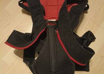 Nosidło nosidełko BabyBjörn do 12 kg czarno-czerwone