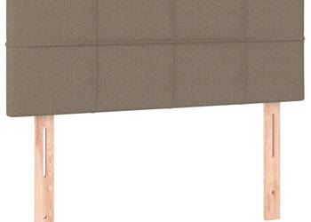Zagłówek do łóżka taupe 80x5x78/88 cm tkanina WM-346008