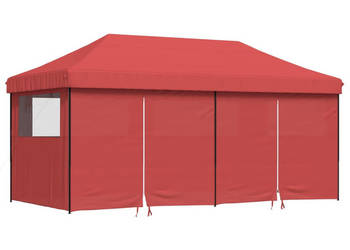 Namiot imprezowy typu pop-up z 4 ściankami burgundowy WM-4004955