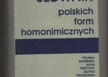Słownik polskich form homonimicznych