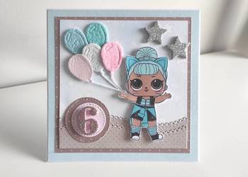 Kartka ręcznie robiona na urodziny LOL 3