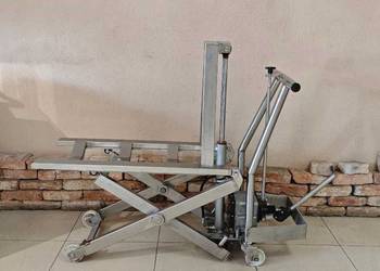 Wózek nożycowy INOX 300 kg | Platforma 40x77