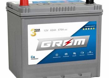 Akumulator GROM Premium 65Ah 520A Japan LEWY PLUS Akumulator GROM Premium 65Ah 520A Japan LEWY PLUS