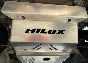 KOMPLET Osłon Podwozia Aluminiowych 6mm - TOYOTA HILUX (2015+) silnik, skrz